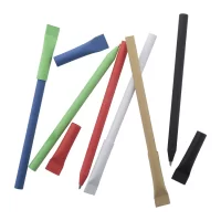 recyklované papírové kuličkové pero přírodní s potiskem loga - foto 7