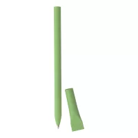 recyklované papírové kuličkové pero zelená s potiskem loga - foto 2