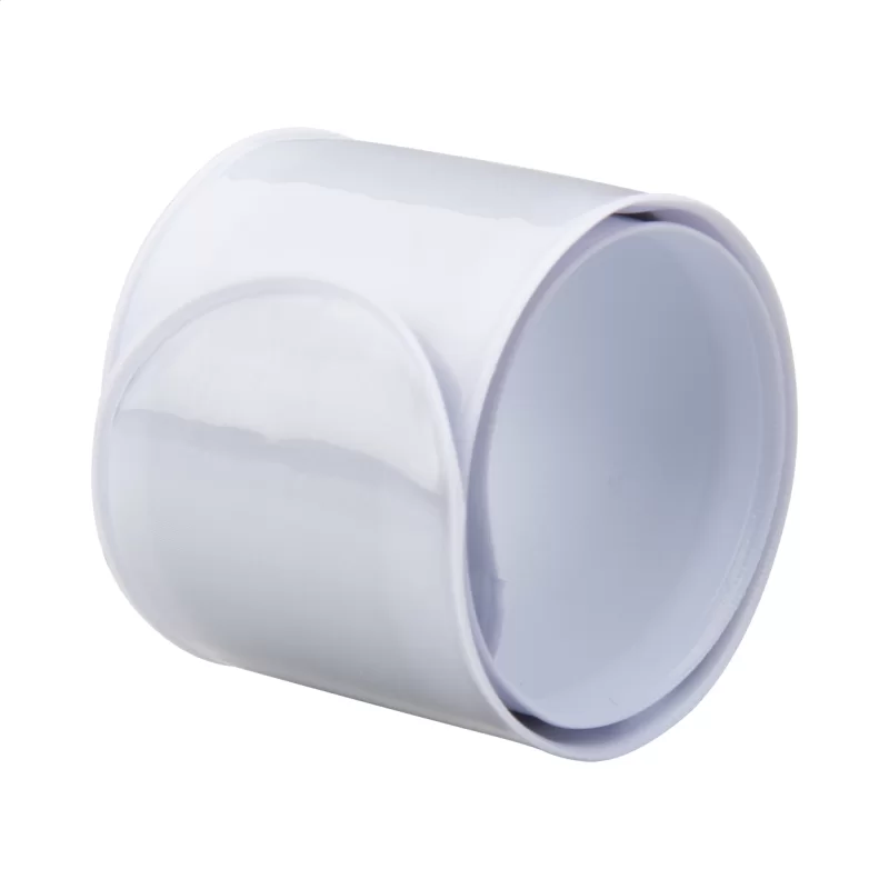 reflexní páska bílá s potiskem loga