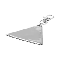 reflexní přívěšek na klíče stříbrná s potiskem loga - foto 2