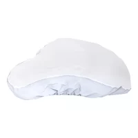 reflexní RPET potah sedla na kolo bílá s potiskem loga - foto 3