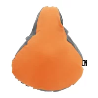 reflexní RPET potah sedla na kolo oranžová s potiskem loga - foto 2