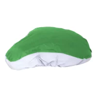 reflexní RPET potah sedla na kolo zelená s potiskem loga - foto 3