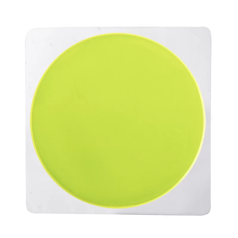 reflexní samolepka bezpečnostní žlutá — reklamní předmět s vlastním potiskem reflexní samolepka bezpečnostní žlutá s potiskem loga