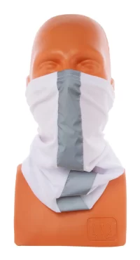 reflexní víceúčelový šátek a zakázku bílá s potiskem loga - foto 11