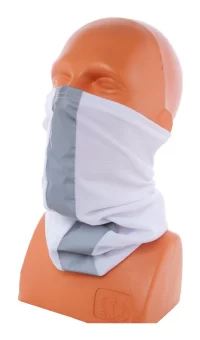 reflexní víceúčelový šátek a zakázku bílá s potiskem loga - foto 2