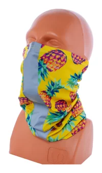 reflexní víceúčelový šátek a zakázku bílá s potiskem loga - foto 9