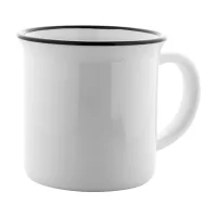 retro hrnek pro sublimaci černá s potiskem loga - foto 3