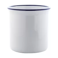 retro hrnek pro sublimaci modrá s potiskem loga - foto 4