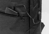RPET batoh černá s potiskem loga - foto 5