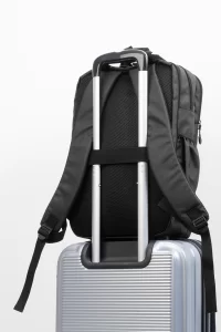 RPET batoh černá s potiskem loga - foto 6