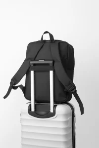 RPET batoh černá s potiskem loga - foto 4