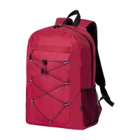RPET batoh červená s potiskem loga - foto 2