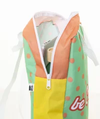 RPET batoh na notebook na zakázku bílá s potiskem loga - foto 5