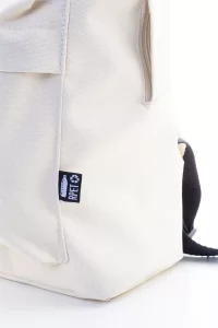 RPET batoh přírodní s potiskem loga - foto 3