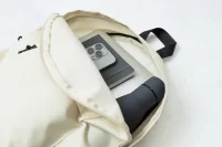 RPET batoh přírodní s potiskem loga - foto 8