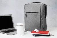 RPET batoh šedá s potiskem loga - foto 4