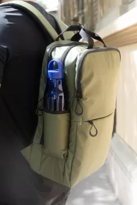 RPET batoh zelená s potiskem loga - foto 5