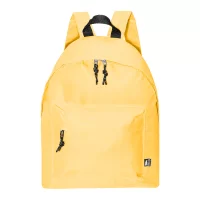 RPET batoh žlutá s potiskem loga - foto 2