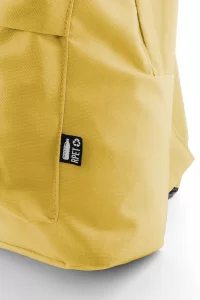 RPET batoh žlutá s potiskem loga - foto 3