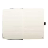 RPET blok s bezdrátovou nabíječkou černá s potiskem loga - foto 4