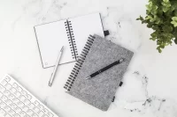 RPET blok šedá s potiskem loga - foto 4