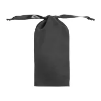 RPET cestovní maska na oči černá s potiskem loga - foto 5