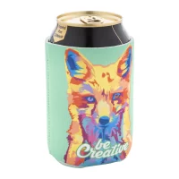 RPET chladící obal na plechovku bílá s potiskem loga - foto 5