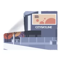 RPET čistící hadřík na brýle bílá s potiskem loga - foto 3