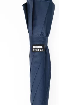 RPET deštník tmavě modrá s potiskem loga - foto 4
