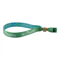 RPET festivalový náramek na zakázku přírodní s potiskem loga - foto 5