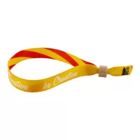 RPET festivalový náramek na zakázku přírodní s potiskem loga - foto 6