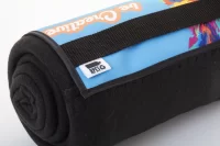 RPET fleecová deka na zakázku černá s potiskem loga - foto 5