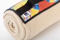 RPET fleecová deka na zakázku přírodní s potiskem loga - foto 5