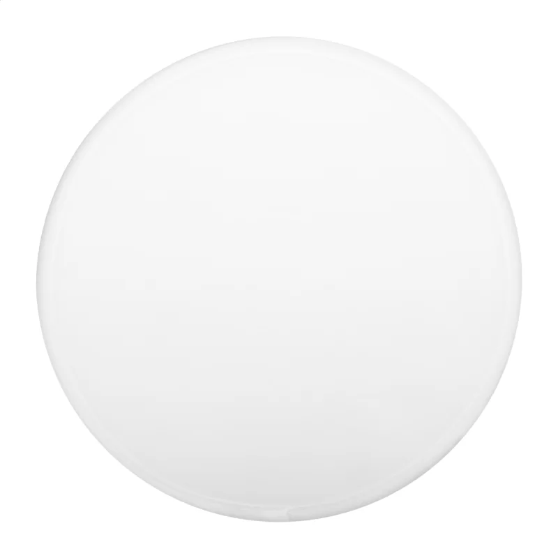 RPET frisbee bílá s potiskem loga
