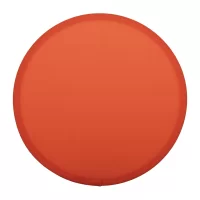 RPET frisbee červená s potiskem loga