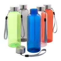 RPET láhev červená s potiskem loga - foto 3