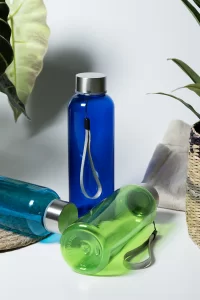 RPET láhev modrá s potiskem loga - foto 4