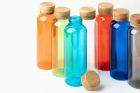 RPET láhev oranžová s potiskem loga - foto 5