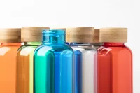 RPET láhev oranžová s potiskem loga - foto 6