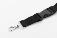 RPET lanyard černá s potiskem loga - foto 3