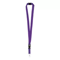 RPET lanyard fialová s potiskem loga - foto 2