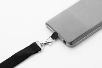 RPET lanyard na mobil černá s potiskem loga - foto 4