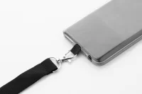 RPET lanyard na mobil černá s potiskem loga - foto 5