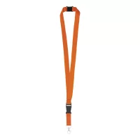 RPET lanyard oranžová s potiskem loga - foto 2
