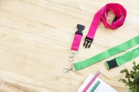 RPET lanyard zelená s potiskem loga - foto 4