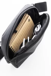 RPET ledvinka černá s potiskem loga - foto 5