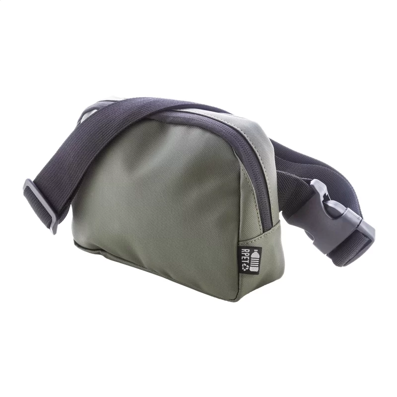 RPET ledvinka zelená s potiskem loga