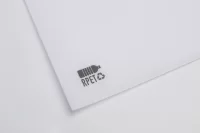 RPET nákupní taška bílá s potiskem loga - foto 2