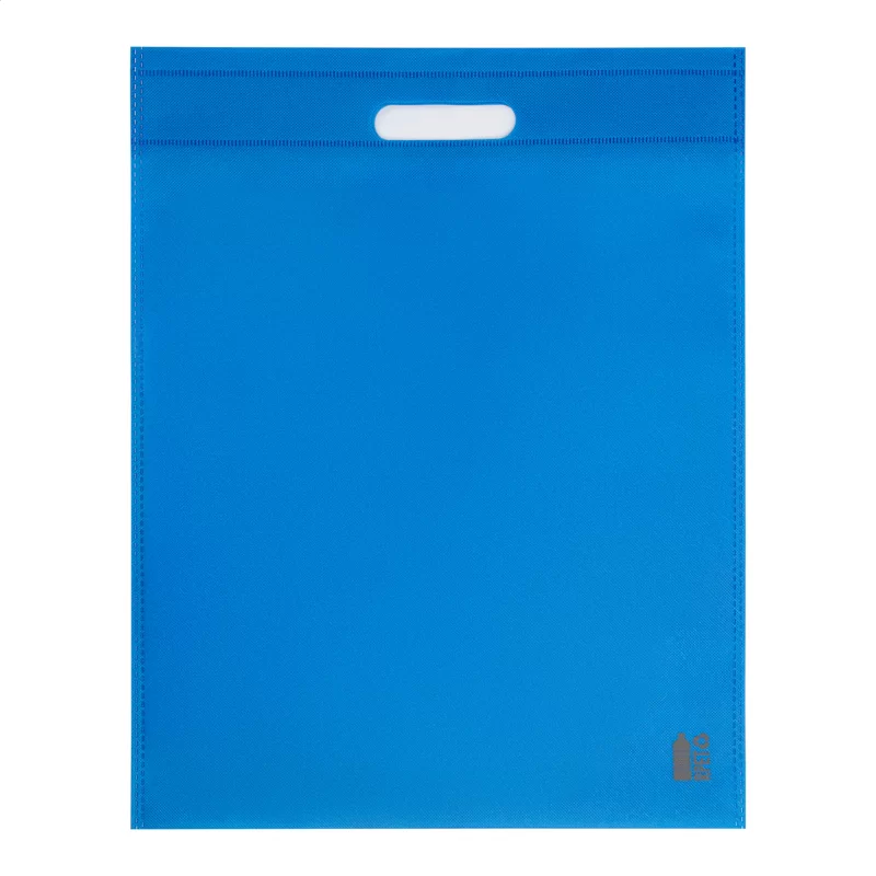 RPET nákupní taška modrá s potiskem loga